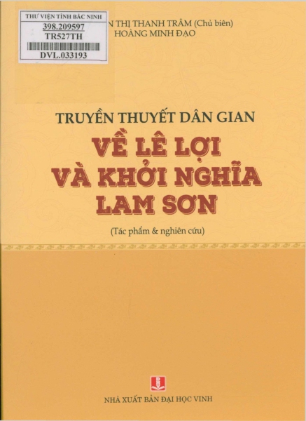 Truyền thuyết dân gian về Lê Lợi và khởi nghĩa Lam Sơn