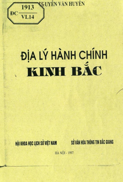 Địa lý hành chính Kinh Bắc